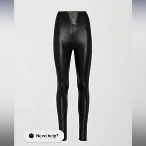 CARBON 38 High Rise 7/8 leggings in Croc Takara Shine